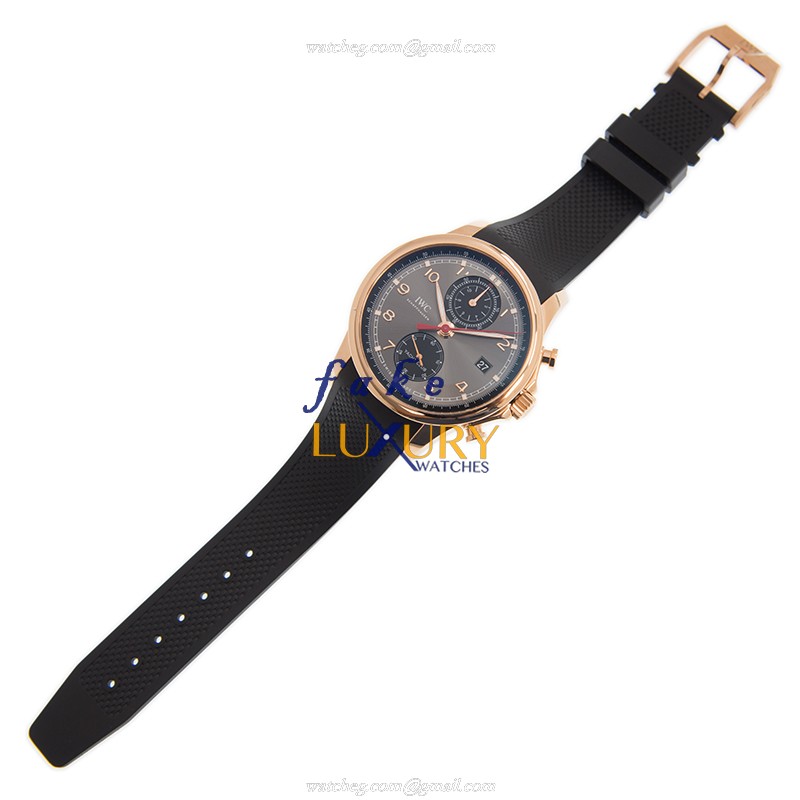 IW390505 - IWC Portuguese Replica Watch Automatic 18kt Rose Gold Gray Dial - Image 2