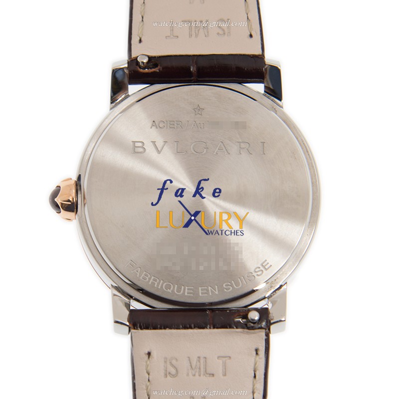 BBL33C11SPGLC11/12 - Bulgari Automatic Replica Watch - 18kt Rose Gold - Red Dial - Image 3