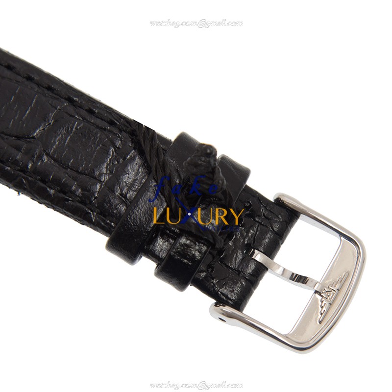 Longines L4.320.4.12.2 PRESENCE Quartz Stainless Steel Replica Watch - White Dial, Leather Strap - Image 4