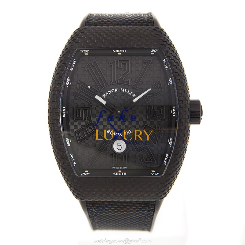 Franck Muller Vanguard V 45 SC DT BLK PXL NR - Replica Watch - Automatic - Steel Case - Black Dial - Image 2