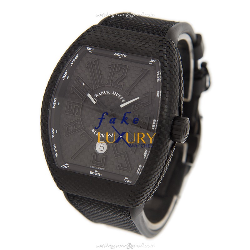 Franck Muller Vanguard V 45 SC DT BLK PXL NR - Replica Watch - Automatic - Steel Case - Black Dial - Image 3