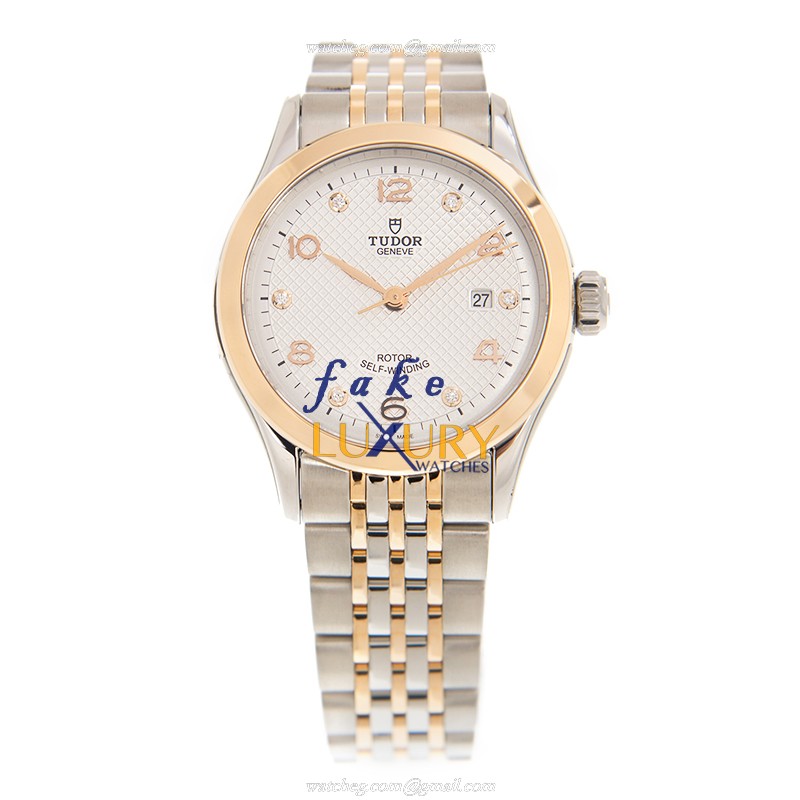 Tudor 91351-67011-6DI-SV 1926 Automatic 18kt Rose Gold & Steel Replica Watch, Swiss Movement - Image 2