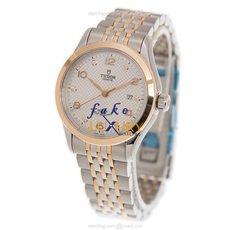 Tudor 91351-67011-6DI-SV 1926 Automatic 18kt Rose Gold & Steel Replica Watch, Swiss Movement - Image 3