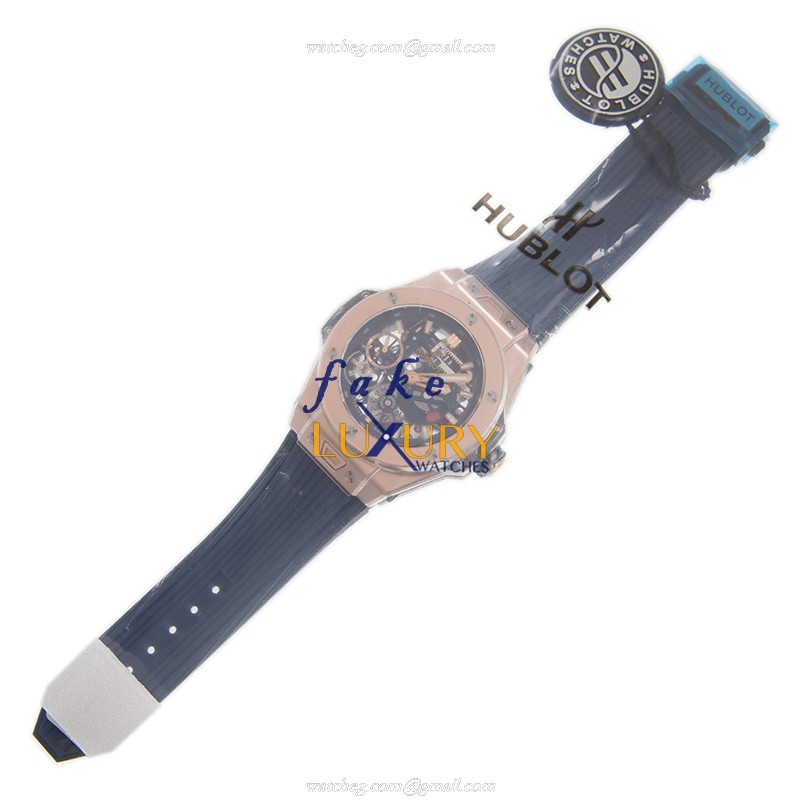 Hublot 414.OI.5123.RX BIG BANG | Manual Wind | 18kt Rose Gold Case | Sapphire Crystal | Blue Dial & - Image 2