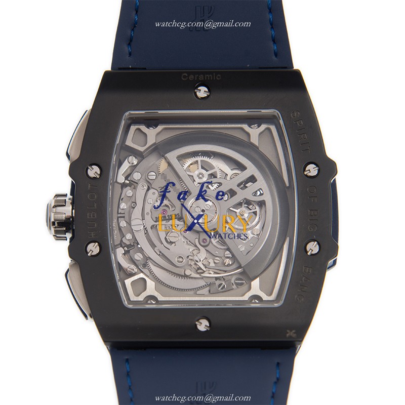 Hublot 601.CI.7170.LR Spirit of Big Bang Replica Watch, Automatic Ceramic, Silver Dial, Blue - Image 3