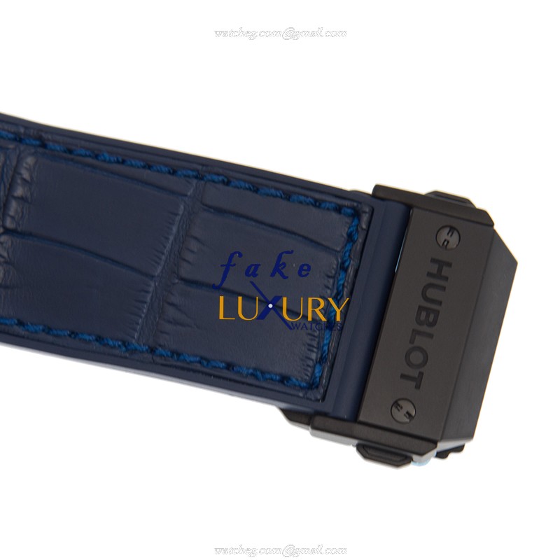 Hublot 601.CI.7170.LR Spirit of Big Bang Replica Watch, Automatic Ceramic, Silver Dial, Blue - Image 4