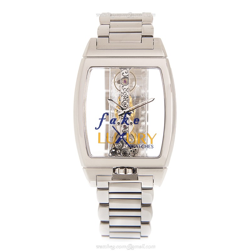 Corum 113.160.59/V100 0000 BRIDGE 18kt White Gold Manual Wind | 113.160.59/V100 0000 | Automatic - Image 2
