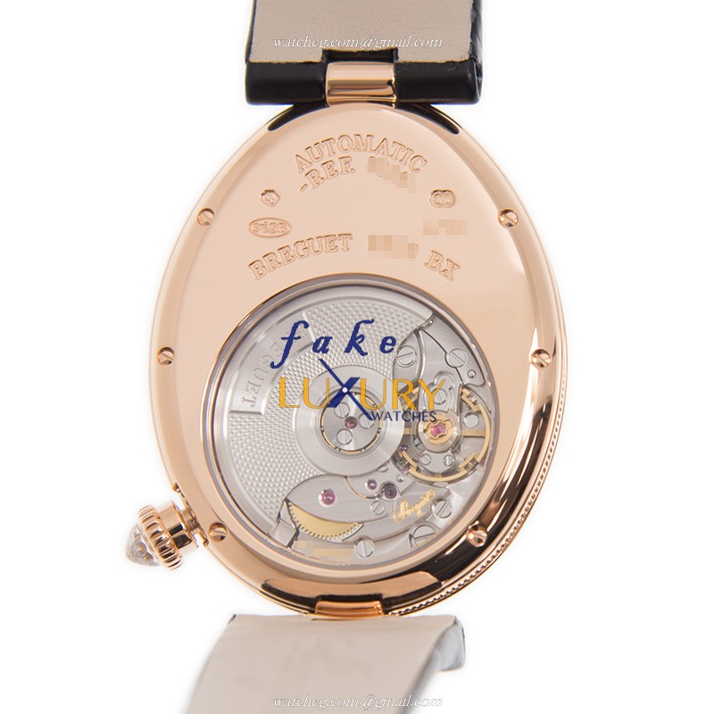 Breguet 8918BR/58/964/D00D Replica Watch, Automatic, White Mother of Pearl Dial, 18kt Rose Gold & - Image 3