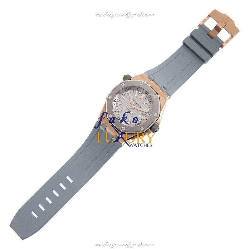 Audemars Piguet 15711OI.OO.A006CA.01 Royal Oak Offshore Replica Watch, Rose Gold Titanium Case - Image 2