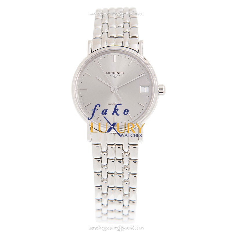 Longines L4.322.4.72.6 PRESENCE Replica Watch, Gray Dial, Steel Bracelet, Automatic - Image 2