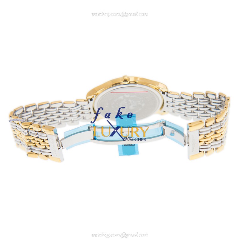 Longines L4.859.2.12.7 Quartz 18kt Gold & Steel Replica Watch, Automatic, White Dial, Stainless - Image 5