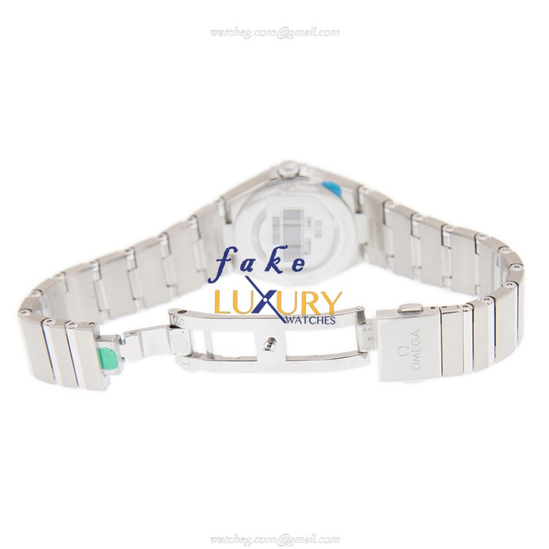 Omega 131.10.28.60.56.001 CONSTELLATION Quartz Steel | Gray Dial Silver Strap Replica Watch - Image 5