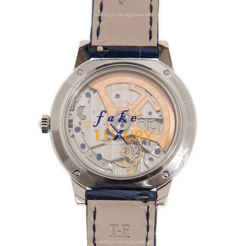 Jaeger-Lecoultre Q3448430 RENDEZ VOUS Automatic Stainless Steel Replica Watch, Silver Dial, Leather - Image 3