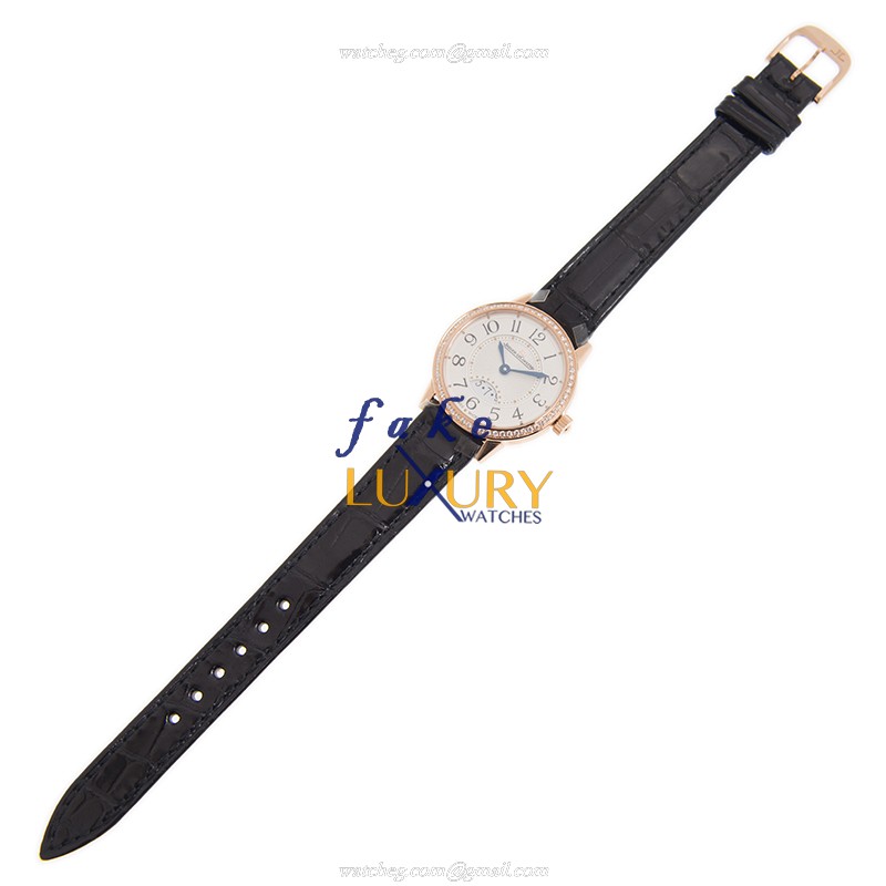 Jaeger-Lecoultre Q3402530 Rendez Vous Replica Watch Quartz 18kt Rose Gold Diamonds White Dial - Image 2