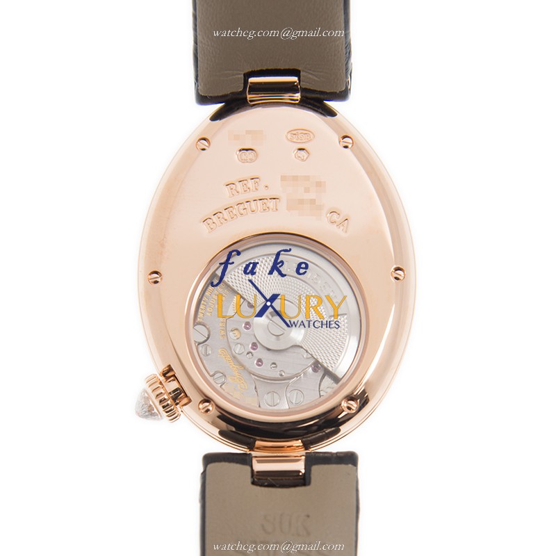 Breguet 8928BR/5W/944/DD0D Replica Watch, Automatic Movement, White Mother of Pearl Dial, 18kt Rose - Image 3