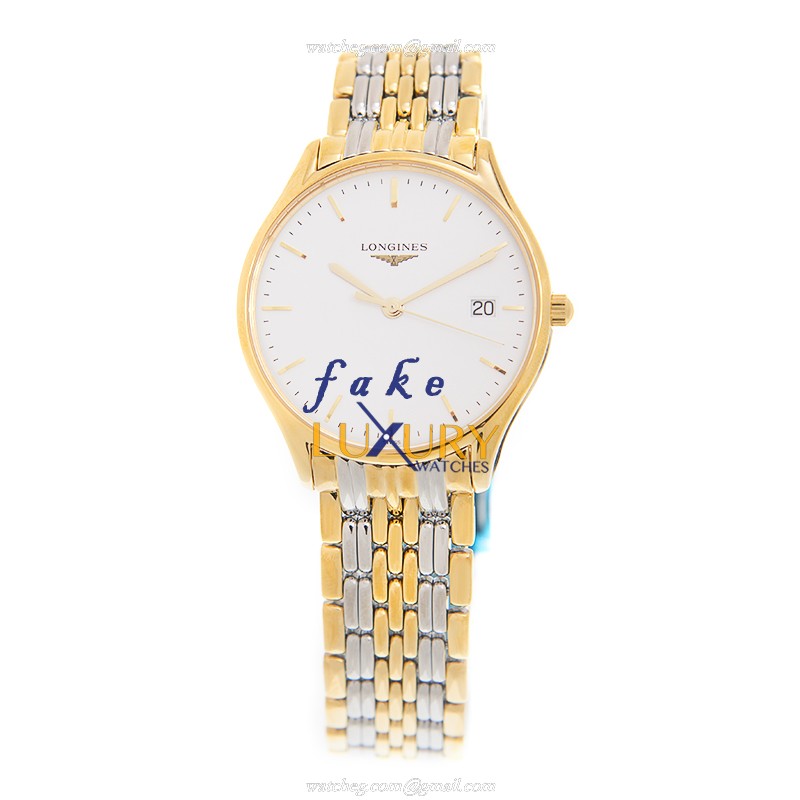 Longines L4.359.2.12.7 LONGINES LYRE Quartz Gold-Plated & Stainless Steel  Replica Watches - Image 2
