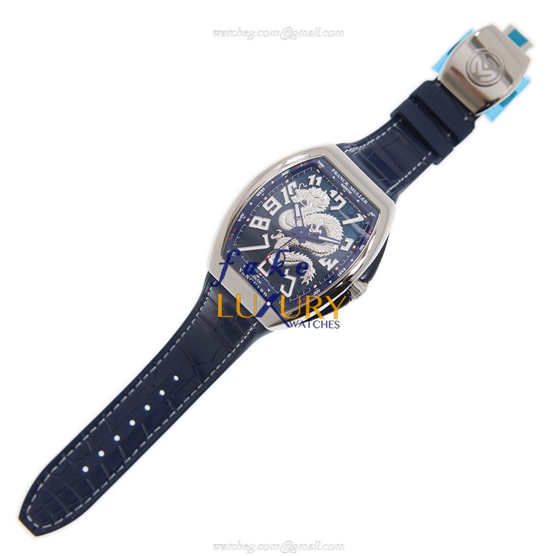Franck Muller V 45 SC DT DRAGON KING AC.BL Vanguard Automatic Steel Case Replica Watch - Image 2