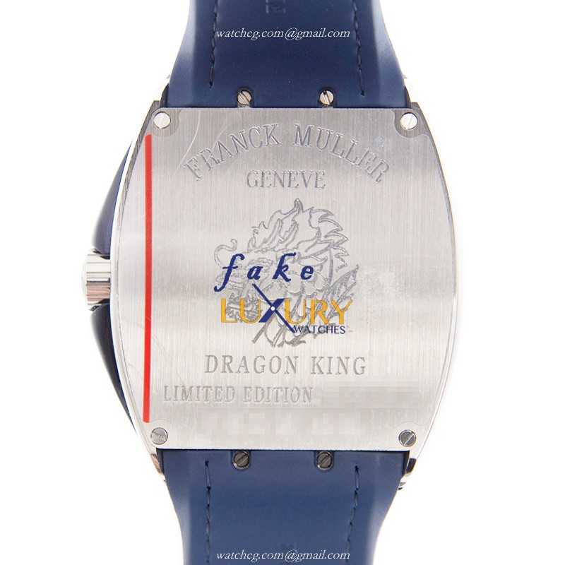 Franck Muller V 45 SC DT DRAGON KING AC.BL Vanguard Automatic Steel Case Replica Watch - Image 4