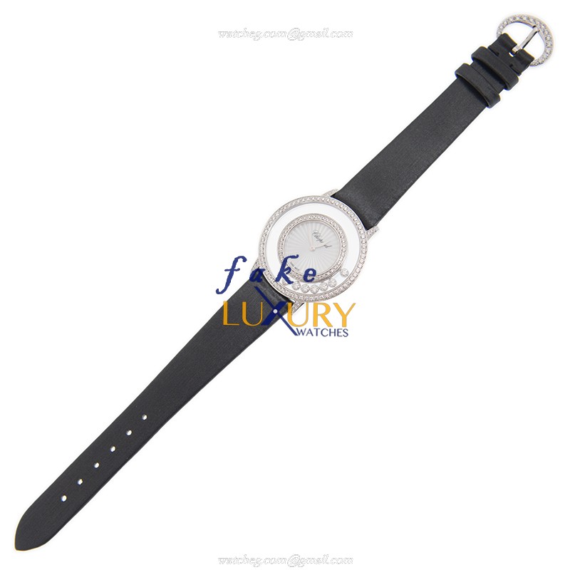 -209429-1201ST.OO-Replica Watch - Chopard Happy Diamonds Quartz 18kt White Gold & Diamond - Image 2