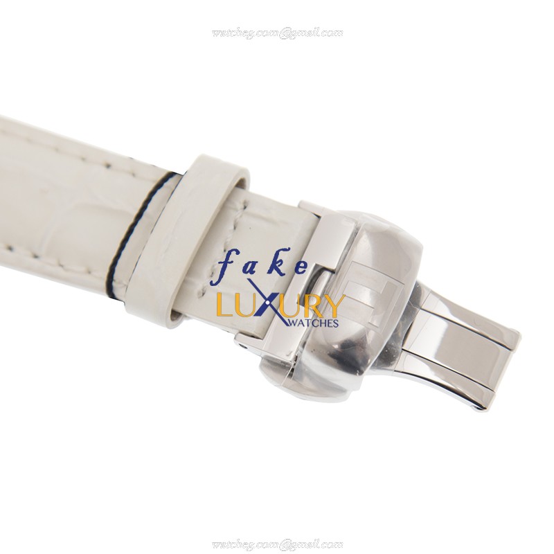 Tissot T099.207.16.116.00 Replica Watch, White Dial, Steel Case, Automatic Movement, Leather Strap - Image 4