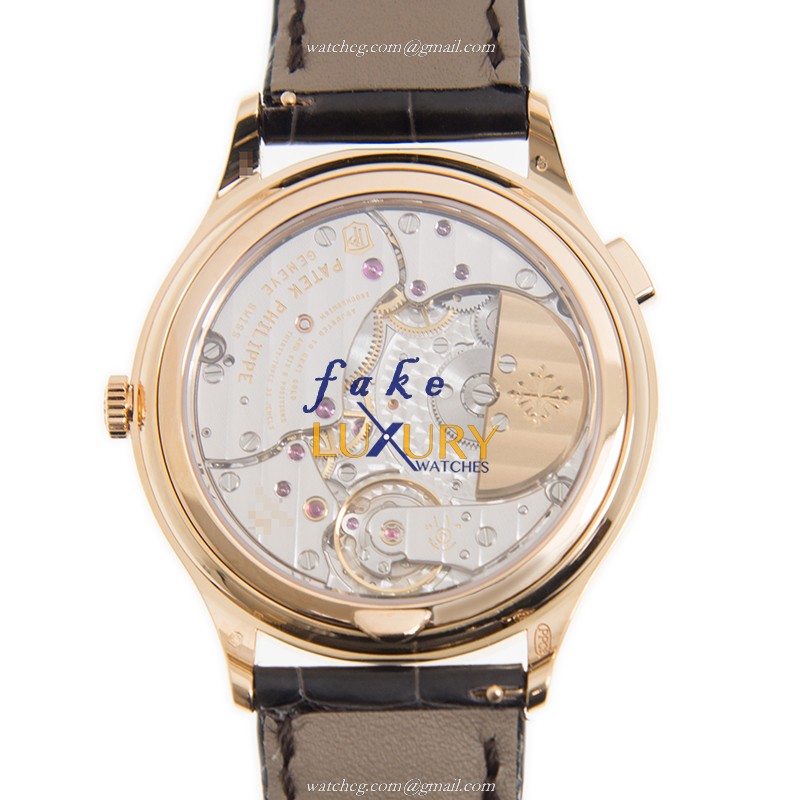 Patek Philippe 7130R-013 Replica Watch, Automatic Movement, Rose Gold Case with Diamonds, White Dial - Image 3