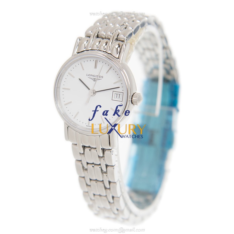 - L4.319.4.12.6 Longines PRESENCE Quartz Replica Watch - White Dial, Stainless Steel Case - Image 3