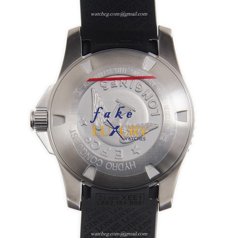 - L3.781.4.56.9 - Longines CONQUEST Replica Watch - Automatic - Black Dial & Ceramic Bezel - Image 3