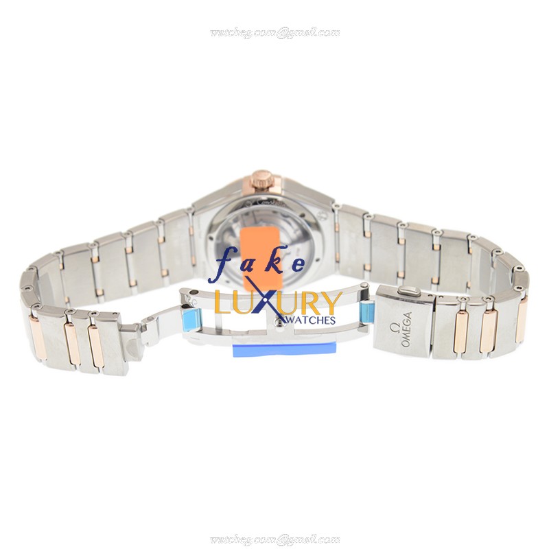 Omega 131.20.29.20.52.001 Constellation Replica Watch, Automatic, White Dial, 18kt Rose Gold & - Image 5