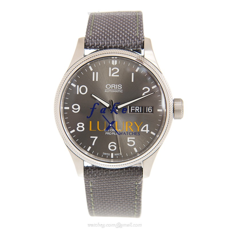Oris Big Crown Propilot Replica Watch 752 7698 4063 5 22 17 FC, Automatic Gray Dial Steel - Image 2