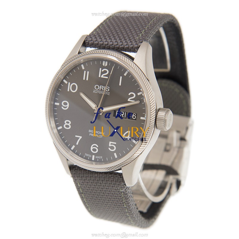Oris Big Crown Propilot Replica Watch 752 7698 4063 5 22 17 FC, Automatic Gray Dial Steel - Image 3