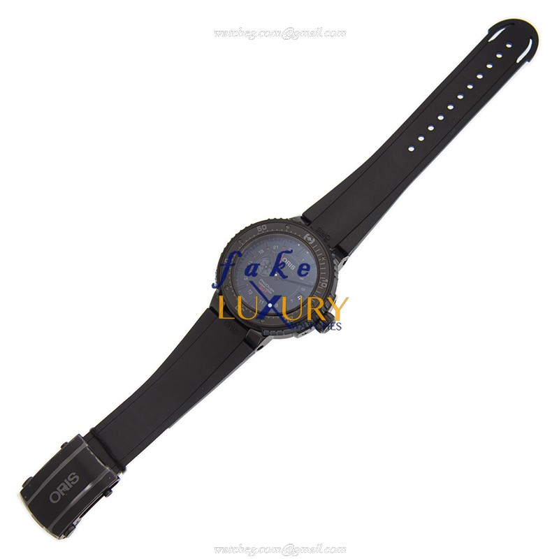 Oris 01 748 7748 7784-SET DIVERS Automatic Titanium Black Dial Rubber Strap Replica Watch - Image 2