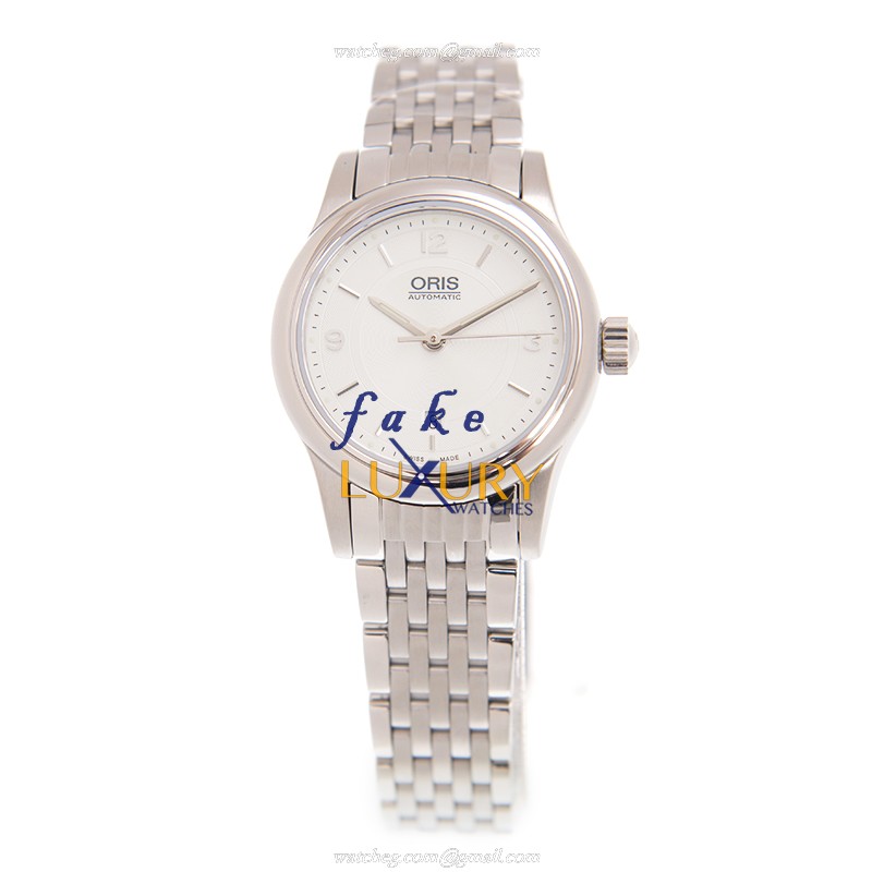 Oris 561 7650 4031 8 14 61 | Classic Date Silver Automatic Stainless Steel Replica Watch - Image 2