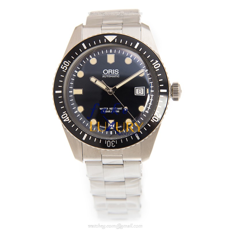 Oris 01 733 7720 4054-07 8 21 18 Replica Watch, Automatic, Black Dial, Stainless Steel - Image 2