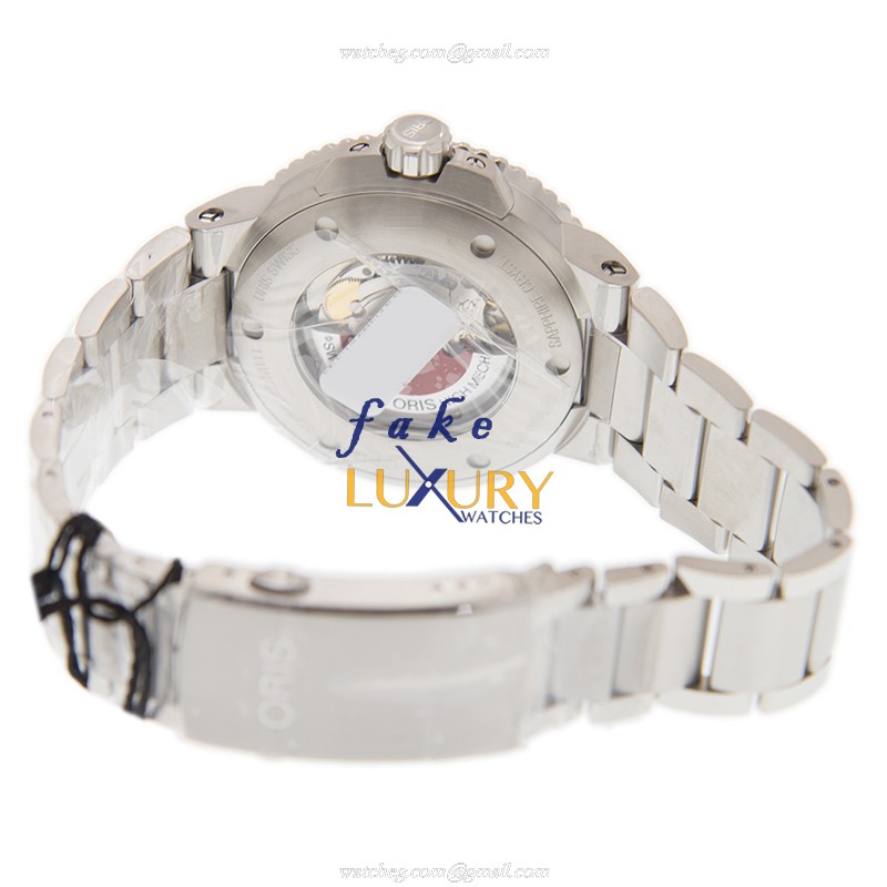 Oris 01 733 7730 4157-07 8 24 05PEB Replica Watch, Automatic Movement, Green Dial, Steel Bracelet - Image 4