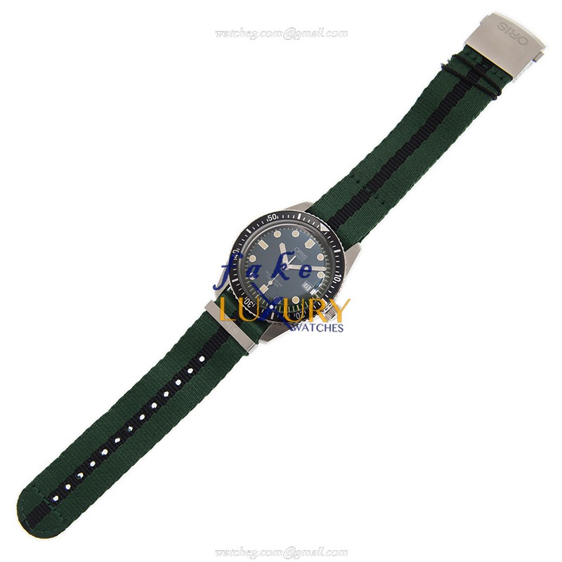 Oris 733 7720 4057 5 21 25 FC Automatic Green Dial Stainless Steel Replica Watch - Image 2