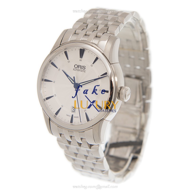 Oris 733 7670 4031 8 21 77 Classic Date - Replica Watch - Automatic - Steel Case - Silver Dial - Image 3