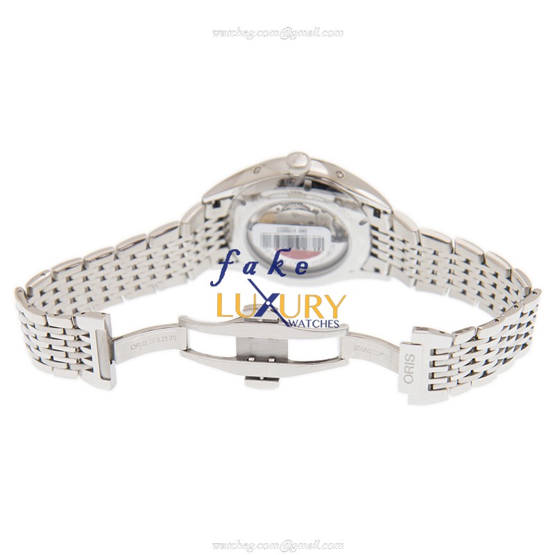 Oris 781-7729-4031 8 21 79 Classic Date Replica Watch With Automatic Movement, Silver Dial, Steel - Image 5