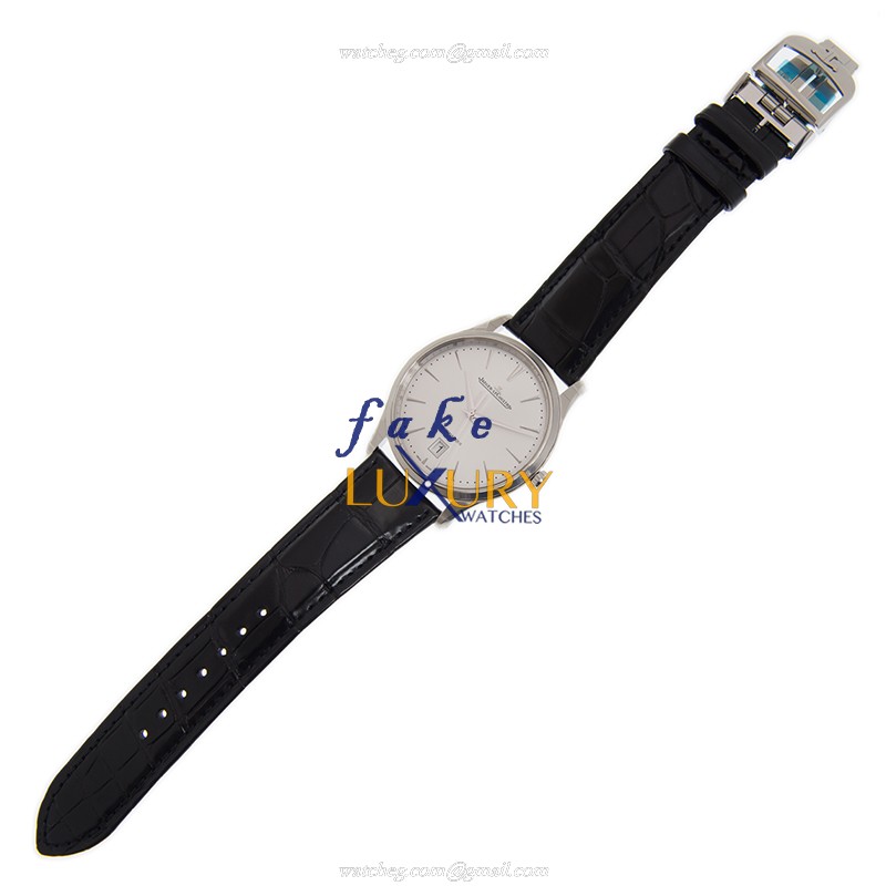 Jaeger-Lecoultre Q1238420 Master Ultra Thin Automatic Stainless Steel Replica Watch - Silver/White - Image 2