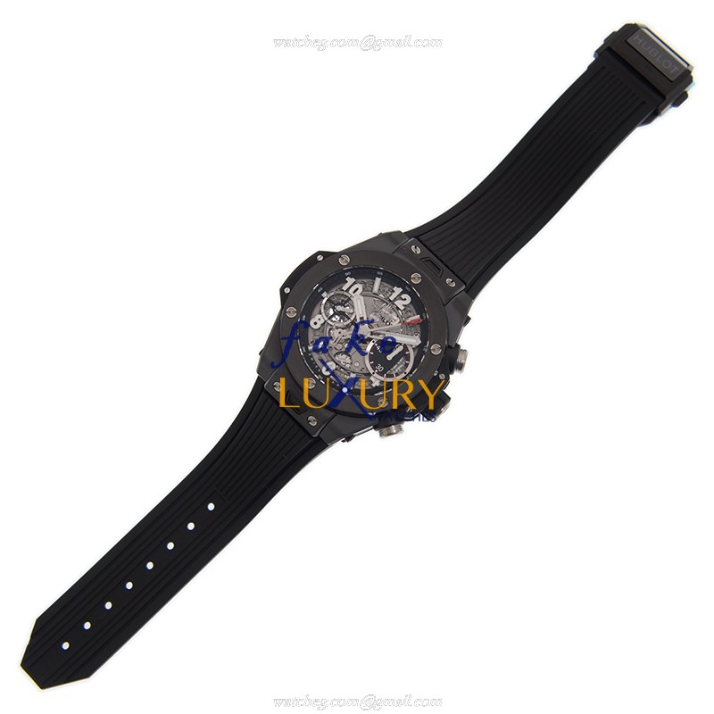 Hublot 441.CI.1170.RX BIG BANG Auto Ceramic Replica Watch - Swiss Movement, Silver Dial, Black - Image 2