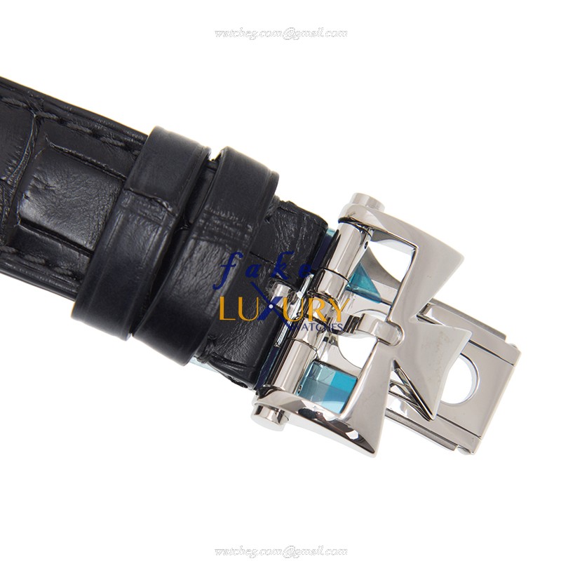 Vacheron Constantin FIFTYSIX 4000E/000A-B439 Replica Watch, Gray Dial, Steel Case, Black Alligator - Image 4