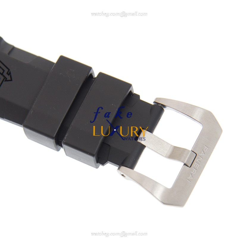 Panerai PAM00973 DIVERS Automatic Steel Black Dial Rubber Strap Replica Watch - Image 4