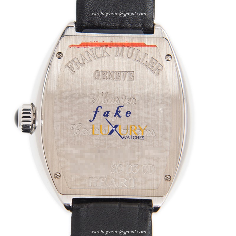 Franck Muller 5000H SC D3 CD OG Ladies Quartz 18kt White Gold Diamond Replica Watch 5000HSCD3CDOG - Image 3