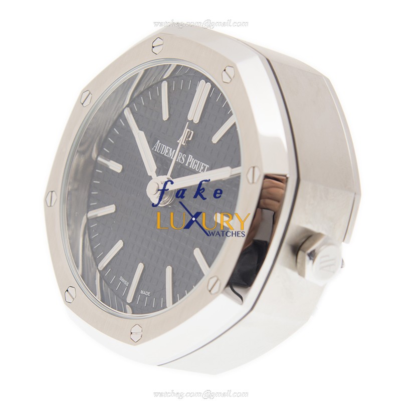 Audemars Piguet AP Royal Oak Table Clock Blue Stainless Steel Replica Watch - Image 2