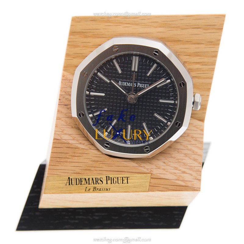Audemars Piguet AP Royal Oak Table Clock Blue Stainless Steel Replica Watch - Image 5