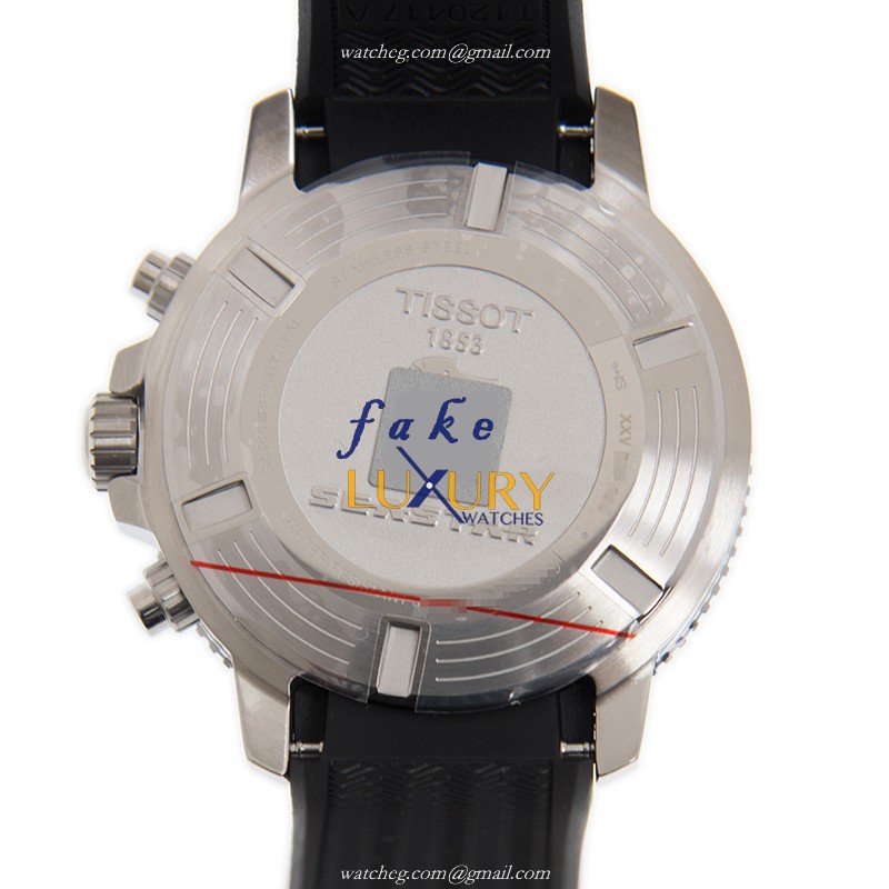 Tissot Seastar 1000 Replica Watch T120.417.17.041.00, Blue Dial, Quartz Movement, Rubber Strap - Image 3
