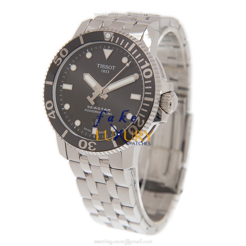 Tissot SEASTAR 1000 T120.407.11.051.00 Replica Watch With Automatic Movement, Black Dial, Steel - Image 3