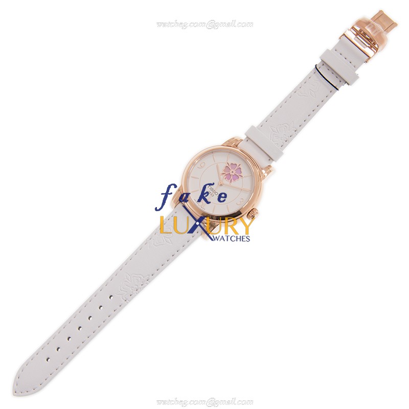 Tissot T050.207.37.017.05 Replica Watch, Automatic Movement, White Dial, Gold-Plated Steel Case - Image 2