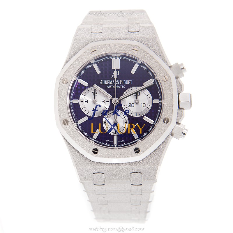Audemars Piguet 26331BC.GG.1224BC.01 Royal Oak Automatic Purple Dial 18kt White Gold Replica Watch - Image 2