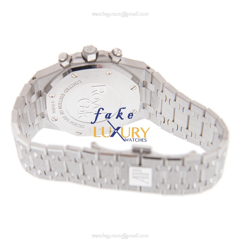 Audemars Piguet 26331BC.GG.1224BC.01 Royal Oak Automatic Purple Dial 18kt White Gold Replica Watch - Image 4