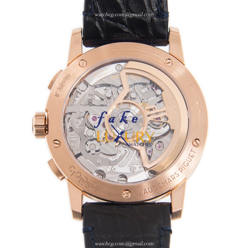 Audemars Piguet CODE 11.59 26393OR.OO.A321CR.01 Automatic 18kt Rose Gold Blue Dial Replica Watch - Image 3